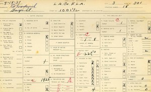 WPA household census for 1001 S GAGE