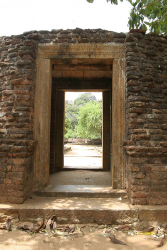 Kaludiya (Black Water) Monastery: Doorway