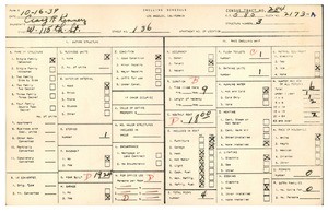 WPA household census for 136 WEST 115TH STREET, Los Angeles County