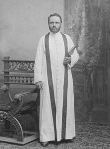 Missionær Sophus Frantz Berg.Udrejst til Indien 18987. Tiruvannamalai 1891-1902. Madras 1902-1907