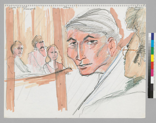 [recto]: 7/31/75 - Defense Attorney Charles Garry, [San Quentin 6 Defendant] John Larry Spain