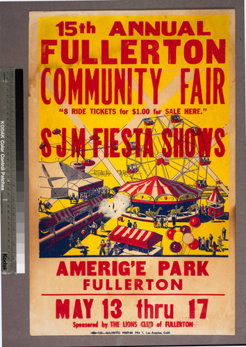15th annual Fullerton Community Fair : SJM fiesta shows