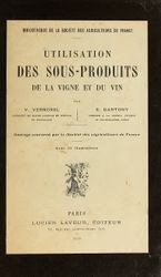 Utilisation des sous-produits de la vigne et du vin