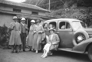 Excursion to Coonoor from Kotagiri, summer 1937. From the left: Einar Andersen, Hans Peter Jørg