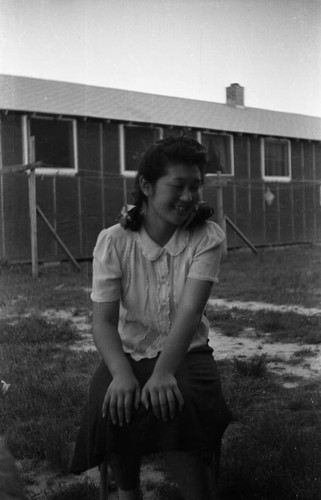 Woman in Jerome camp
