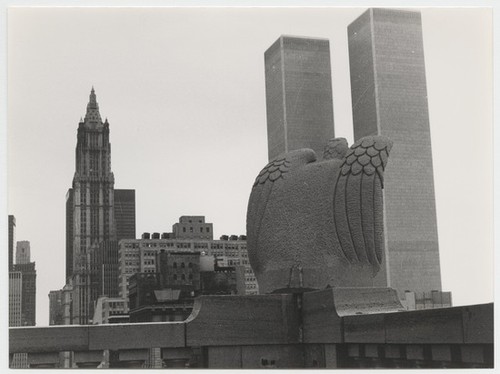 Photo/Souvenir: The World Trade Center from the Top of The Clock Tower Building, New York, March 1976