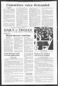 Daily Trojan, Vol. 62, No. 20, October 20, 1970