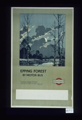 Epping Forest by motor bus. General. Poem by Henry Wotton