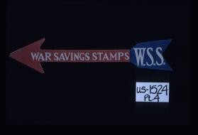 War Savings Stamps. W.S.S