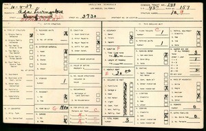 WPA household census for 3733 DUFRESNE CT, Los Angeles County