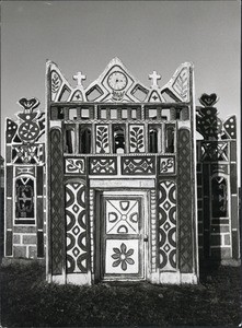 Entry of a malagasy tomb, in Madagascar