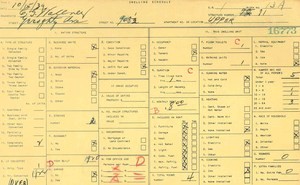 WPA household census for 908 GERAGHTY