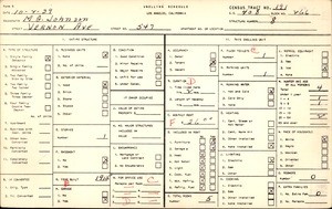 WPA household census for 547 VERNON AVE, Los Angeles County