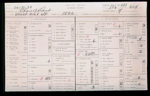 WPA household census for 1522 W 261ST ST, Los Angeles County