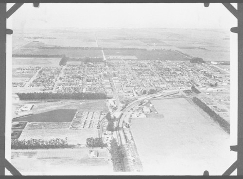 Aerial View of Oxnard Looking West along 5th Street