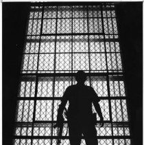 Silhouette of Guard at Folsom Prison