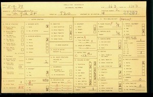 WPA household census for 920 W 9TH ST, Los Angeles
