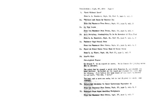 Manzanar free press, September 27, 1944