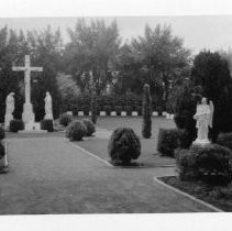 View of the grounds at Mission San Jose in Santa Clara, California State Landmark #334, Santa Clara County