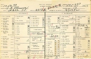 WPA household census for 4513 WALL, Los Angeles