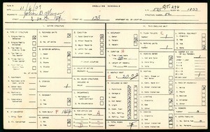WPA household census for 135 East 80th Street, Los Angeles County