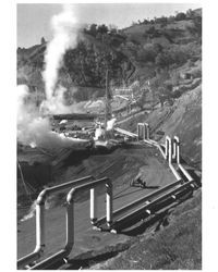 Steam wells at the Geysers, California, 1970