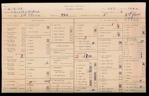 WPA household census for 943 W 7 PL, Los Angeles