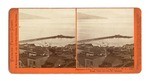 Panorama of San Francisco from Telegraph Hill (No. 3) Meiggs' Wharf, Saucelito, Mt. Tamalpais. #1340.