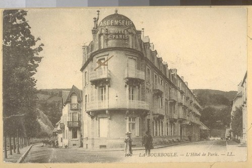 January 1910, Paris [Postcard, La Bourboule]