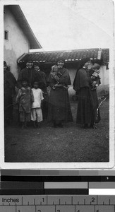 Maryknoll Sisters with young children, Kaying, China, ca. 1940