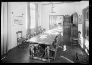 Director's room, Southern California, 1931