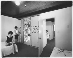 Interior view of Jay Cee House Apartments, Santa Rosa, California, 1966