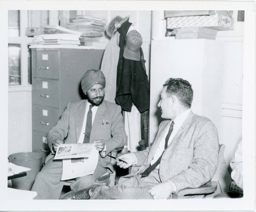 Hari Singh Everest with Principal Hartman
