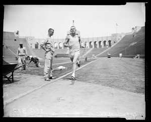 Track--Relays workout, 1958