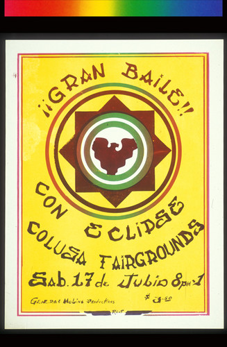 Gran Baile, Announcement Poster for