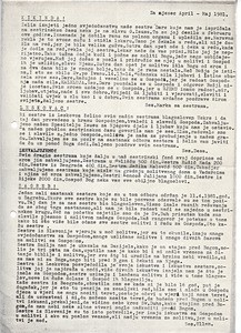 Circular letter for April and May 1981
