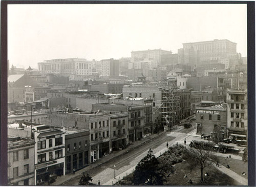 [View of San Francisco, looking southwest from the Hall of Justice]