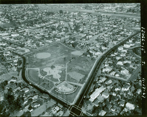 Aerial view of Obregon Park