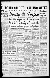 Daily Trojan, Vol. 36, No. 15, November 28, 1944