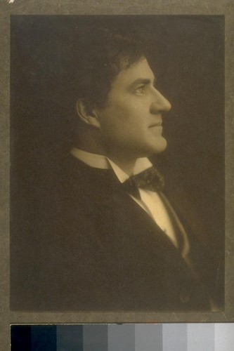 [Portrait of Herman George Scheffauer.] [Photograph by Florence Vandamm.]