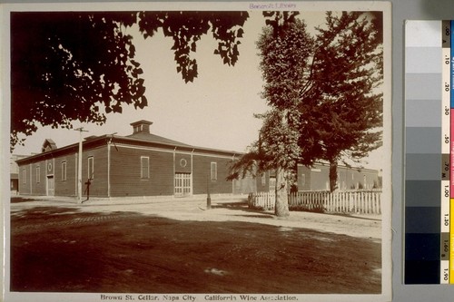 Brown St. Cellar, Napa City. California wine Association