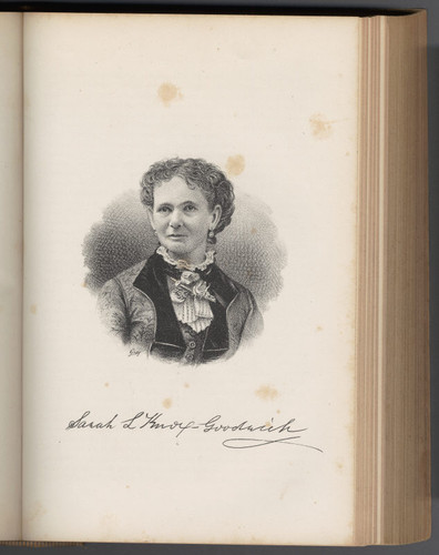 Sarah L. Knox-Goodrich (Excerpted from: History of Santa Clara County, California, Alley, Bowen, 1881)