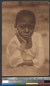 Portrait of a child, Katanga, Congo, ca.1920-1940