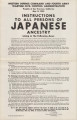 State of California, [Instructions to all persons of Japanese ancestry living in the following area:] west Fresno County