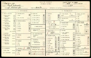 WPA household census for 8121 1/4 S HOOVER ST, Los Angeles County