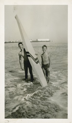 Blake Turner and Donnie Hart at Cowell Beach