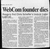 WebCom founder dies