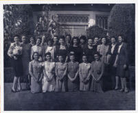 Group of unidentified women posing, Los Angeles, 1940s