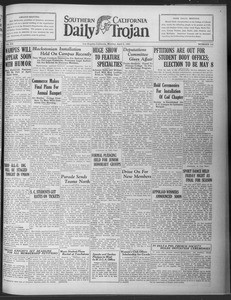 Daily Trojan, Vol. 20, No. 115, April 08, 1929