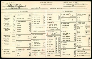 WPA household census for 407 WEST 110TH STREET, Los Angeles County